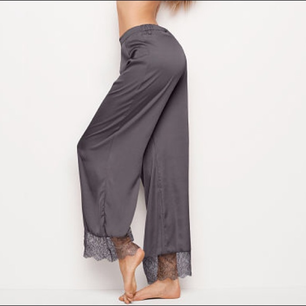 Victoria’s Secret Satin Lace Pajama Pants